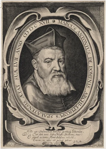 Marc Antonio de Dominis by Michiel van Miereveld, print, 1500-1599