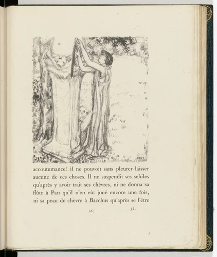 In-text plate (page 267) from Daphnis et Chloé by Pierre Bonnard, illustrated book, 1902