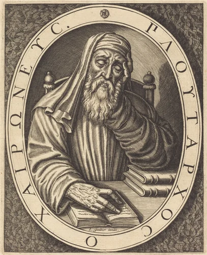 Plutarch by Léonard Gaultier, print, 1561-1641