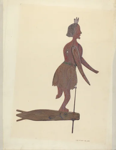 Weather Vane by Roger Deats, index of american design, 1940