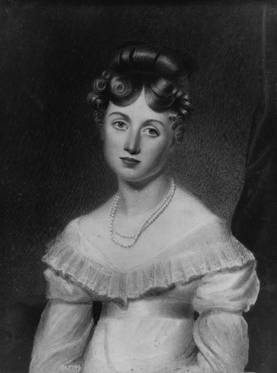Portrait of a Lady by George Freeman, artwork, 1847-1850