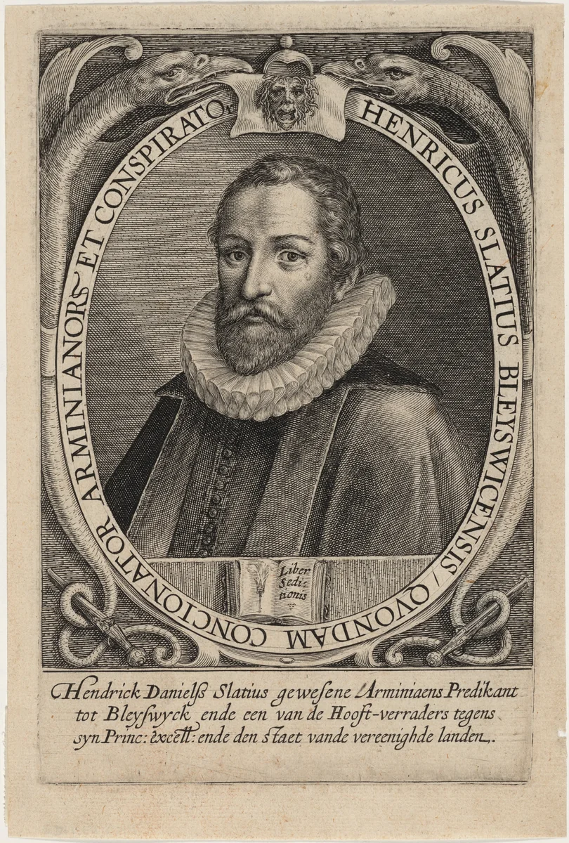 Henrich Daniel Slatius, Arminian Preacher by Unknown 19th Century, print, 1800-1899