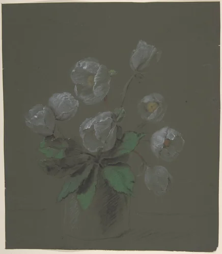 Floral Design by Antoine Berjon, drawing, 1770-1843