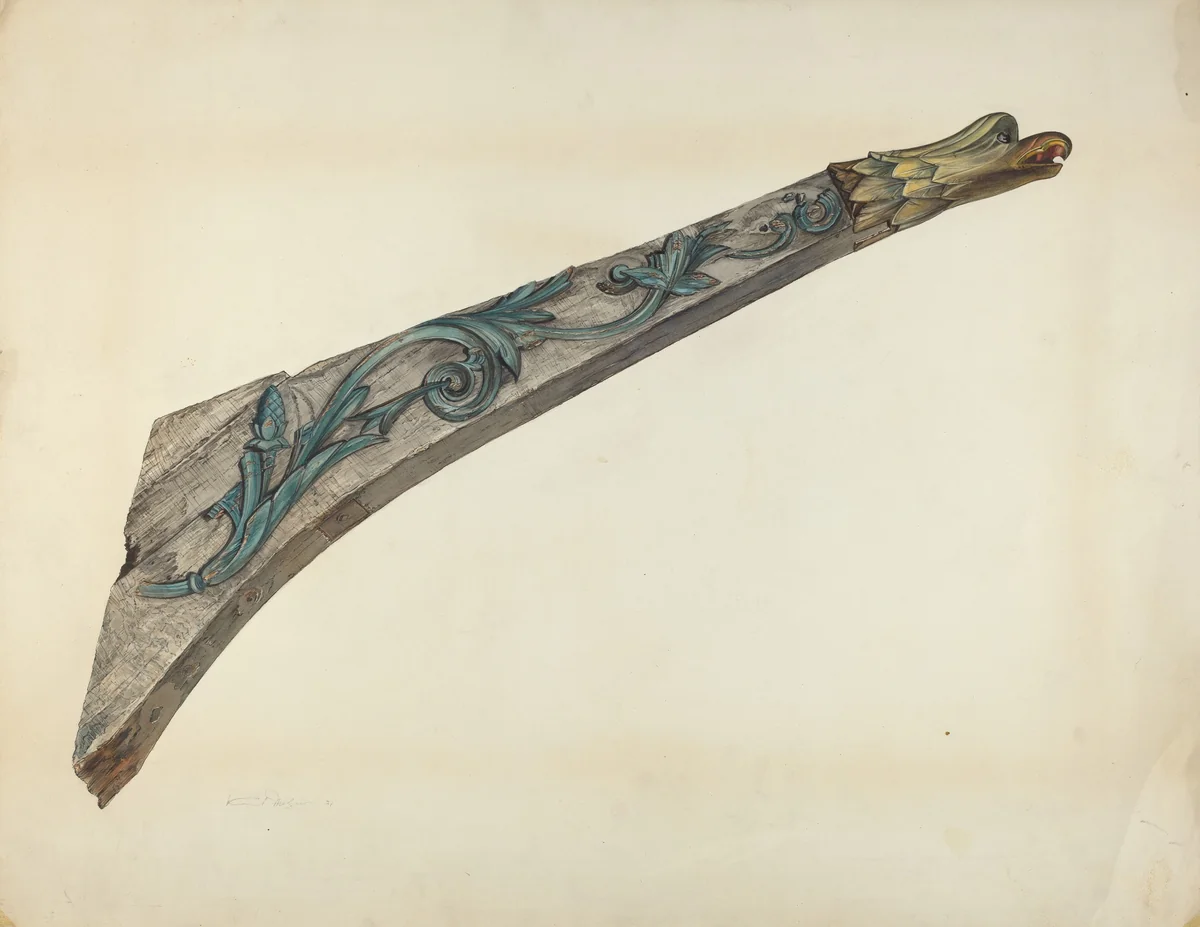 Billet Head by Kurt Melzer, index of american design, 1937