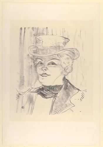 Madame Réjane by Henri de Toulouse-Lautrec, print, 1898