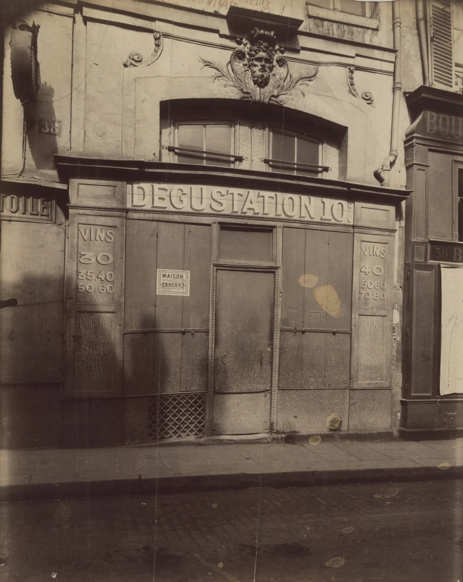 38 Rue des Saint-Pères by Eugène Atget, photograph, 1911