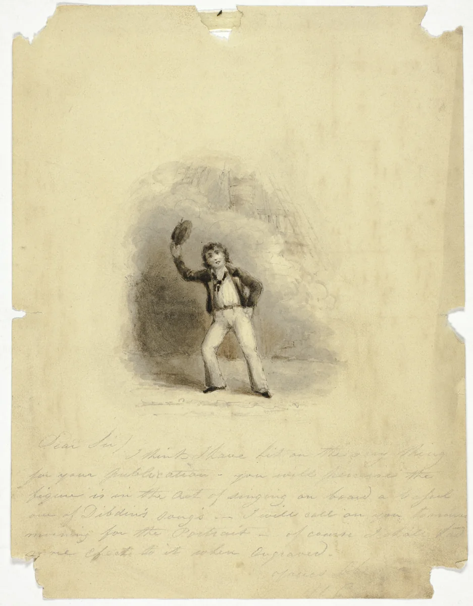 Sailor Boy by Unknown Artist, drawing, 1800-1899