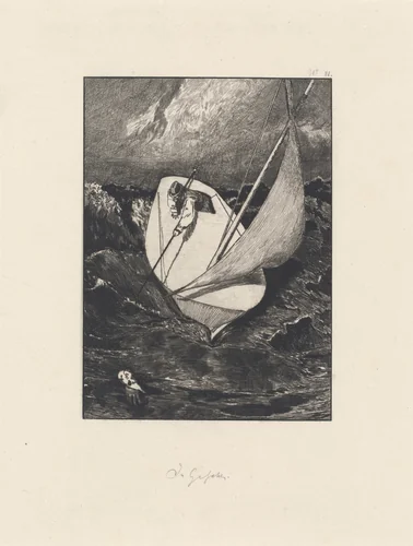 Rescue (Rettung) by Max Klinger, portfolio, 1878-1880