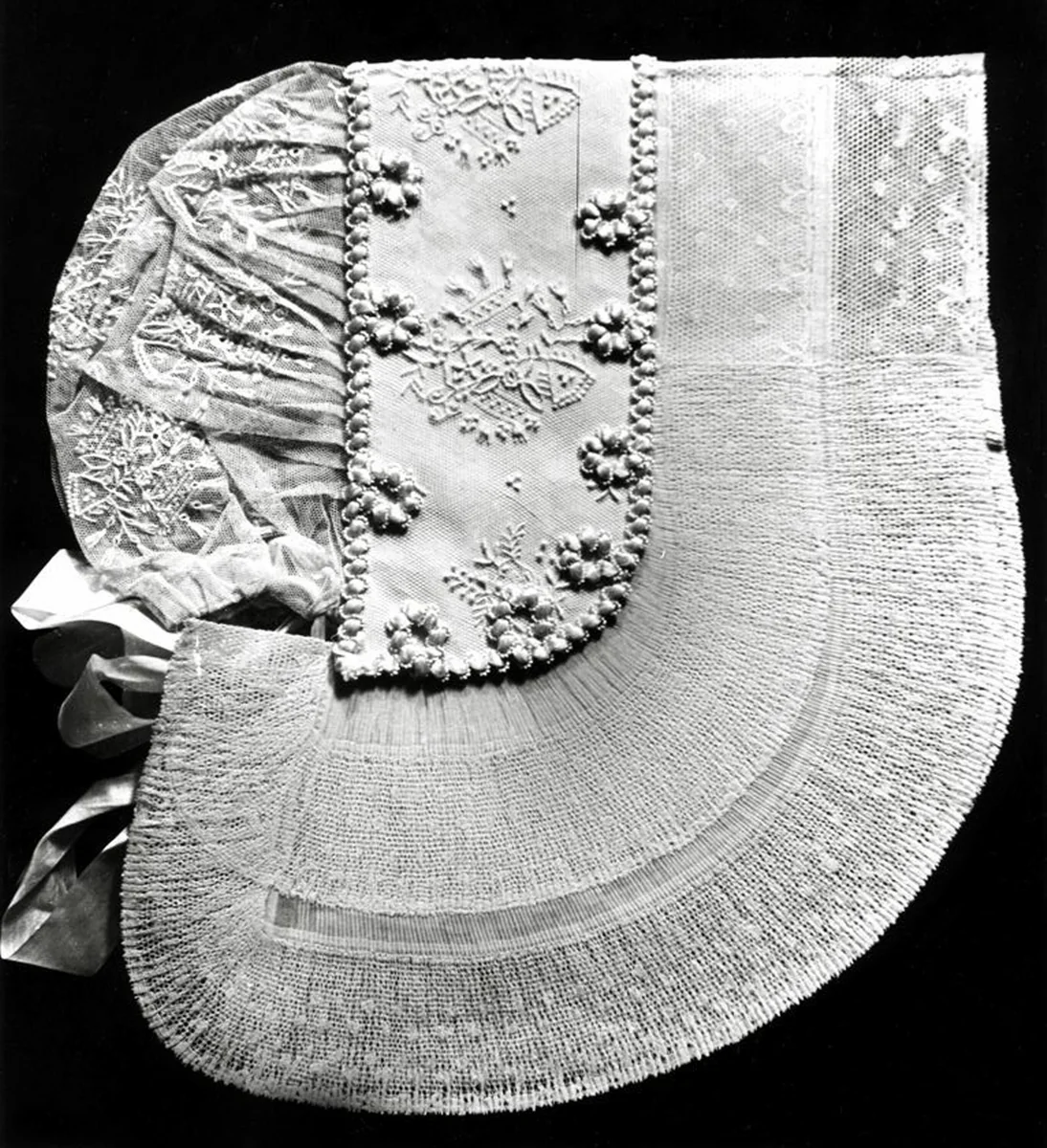 Cap (Peasant Work) by Possibly France, textile, 1875-1900