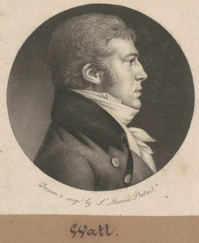 Watt by Charles B. J. Févret de Saint-Mémin, print, 1802