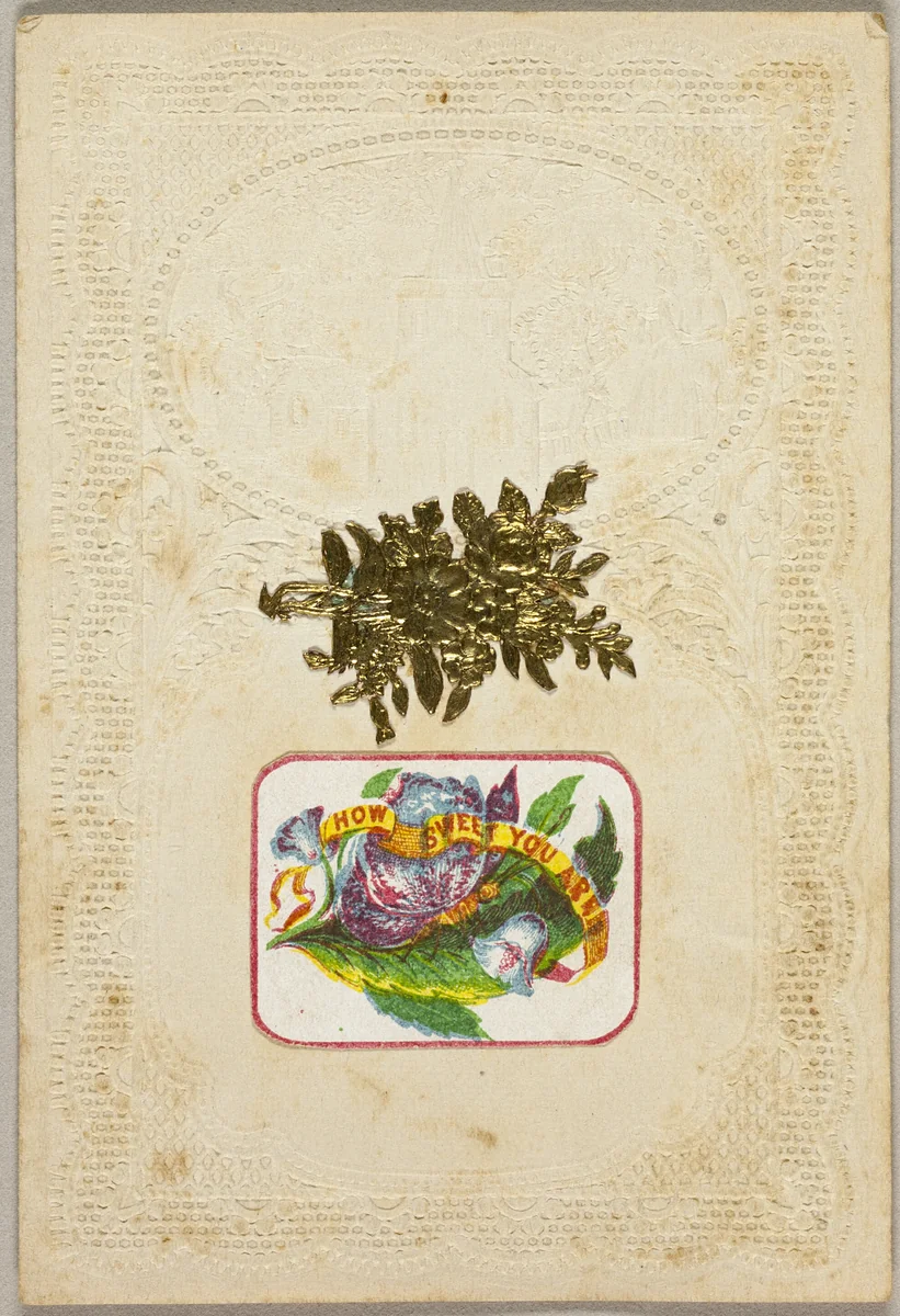 How Sweet You Are (Valentine) by Unknown Artist, other, 1835-1845