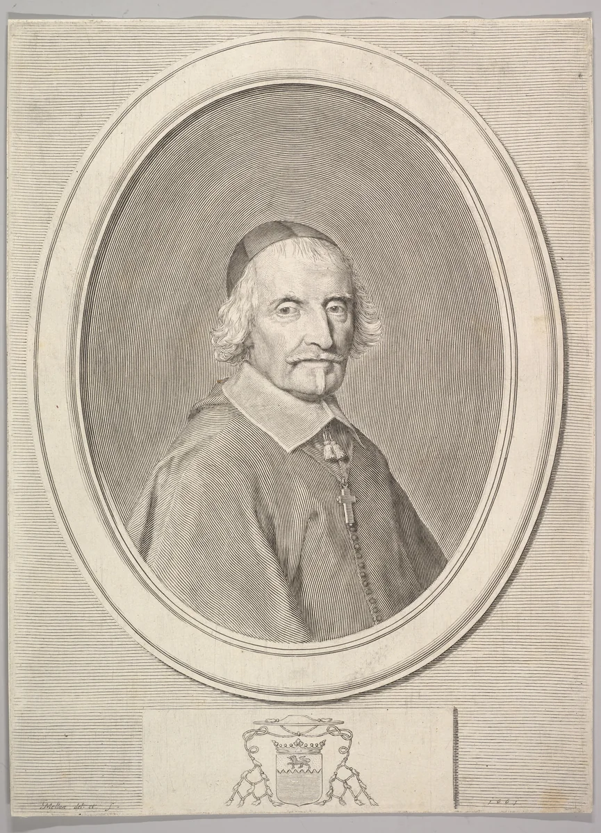 François de Villemontée by Claude Mellan, print, 1661