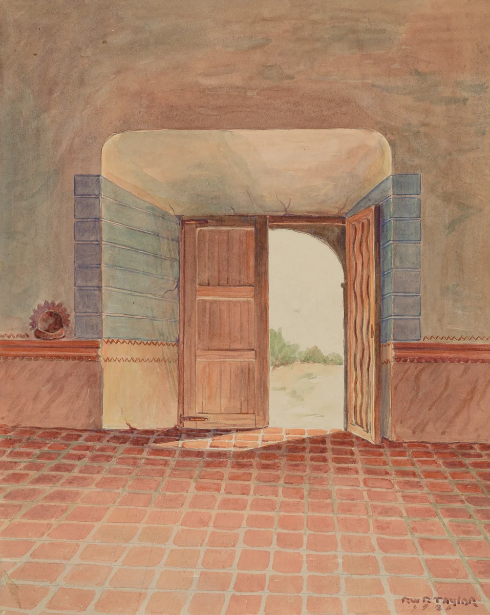 Doorway by Robert W.R. Taylor, index of american design, 1936