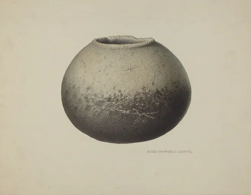 Stone Olla by Rose Campbell-Gerke, index of american design, 1940