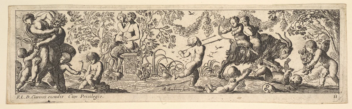 Children's Games by Pierre Brebiette, print, 1615-1642