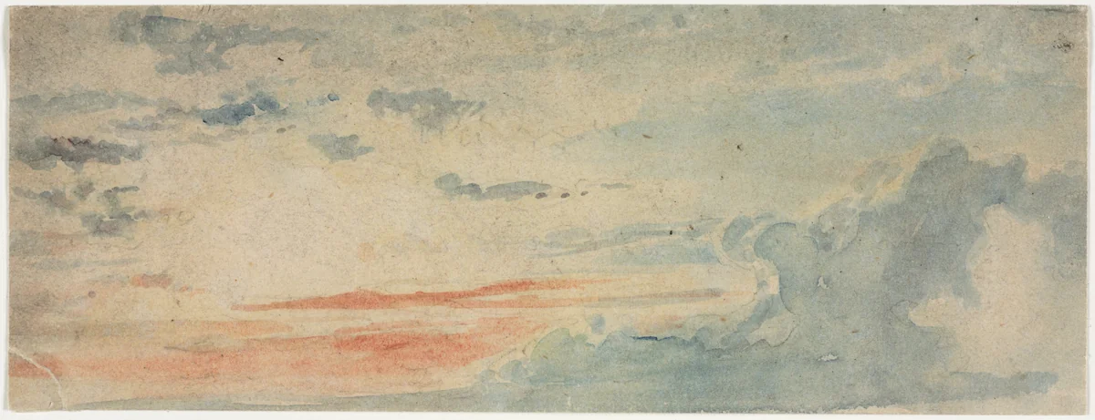 Cloud Study by anonymous, drawing, 1800-1899