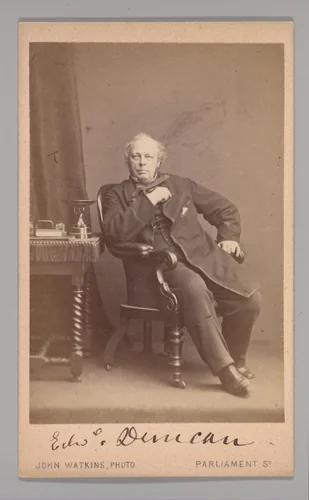 [Edward Duncan] by John and Charles Watkins, photograph, 1860-1869