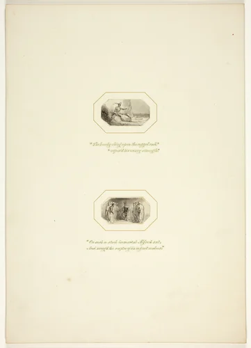 Study for a plate from The Task by Thomas Stothard, drawing, 1795-1805