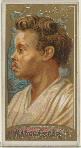 Madagascar, from the Types of All Nations series (N24) for Allen & Ginter Cigarettes by Allen & Ginter, print, 1889
