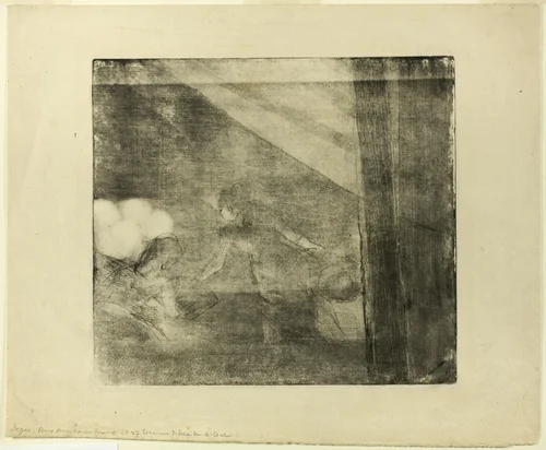 At the Café des Ambassadeurs by Edgar Degas, print, 1879-1880