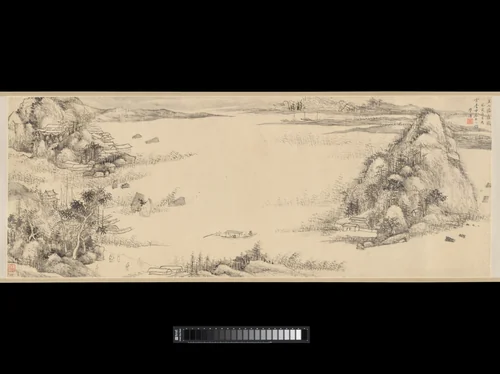 Presenting the Tripod by Wang Xuehao, painting, 1803