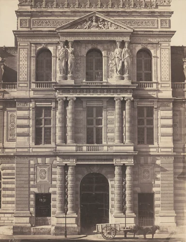Bibliothèque Imperiale du Louvre by Édouard-Denis Baldus, photograph, 1856-1857