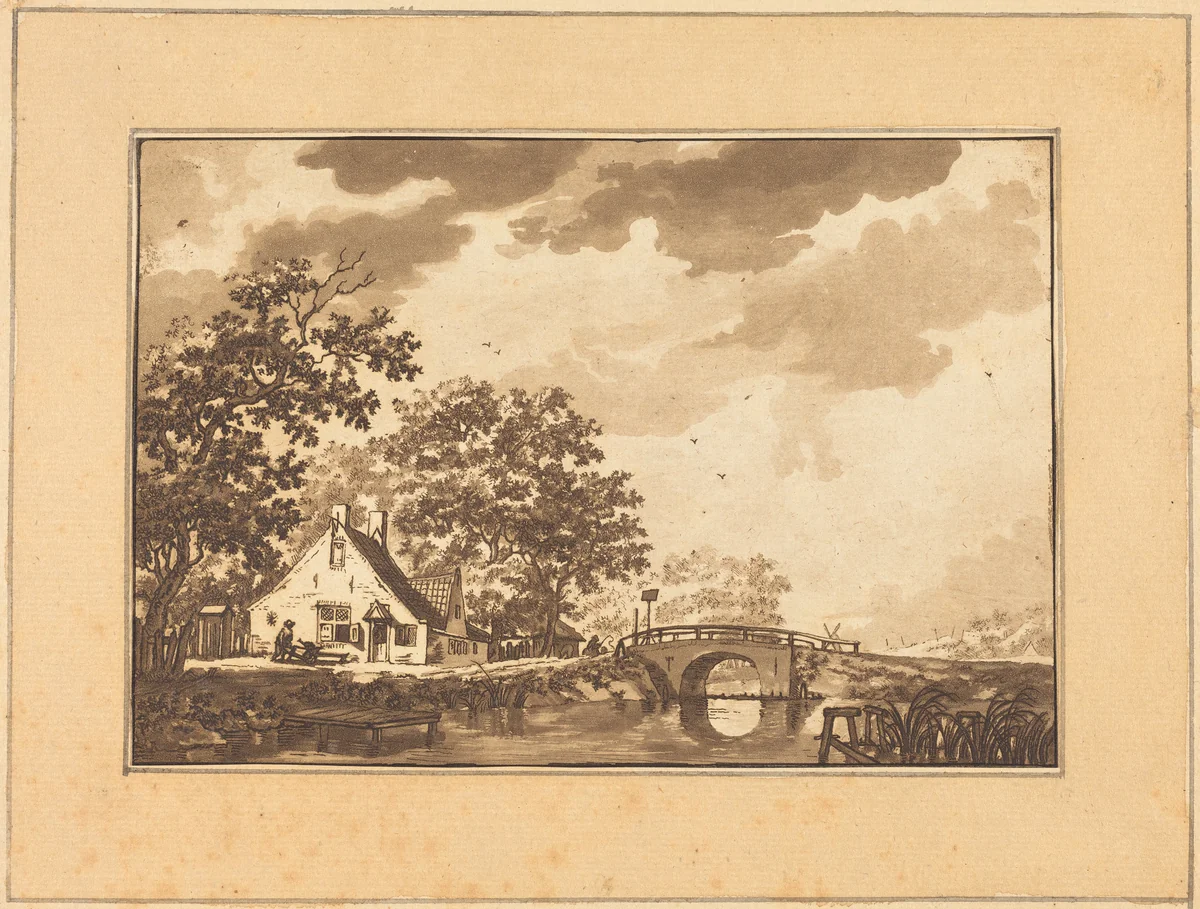 Landscape by Regina Schönecker; Jacob Cats, portfolio, 1782-1785