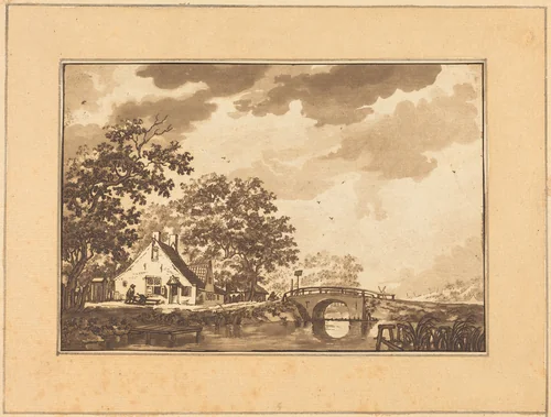 Landscape by Regina Schönecker; Jacob Cats, portfolio, 1782-1785