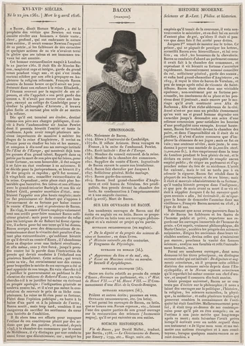 Francois Bacon by Unknown 19th Century, print, 1800-1899