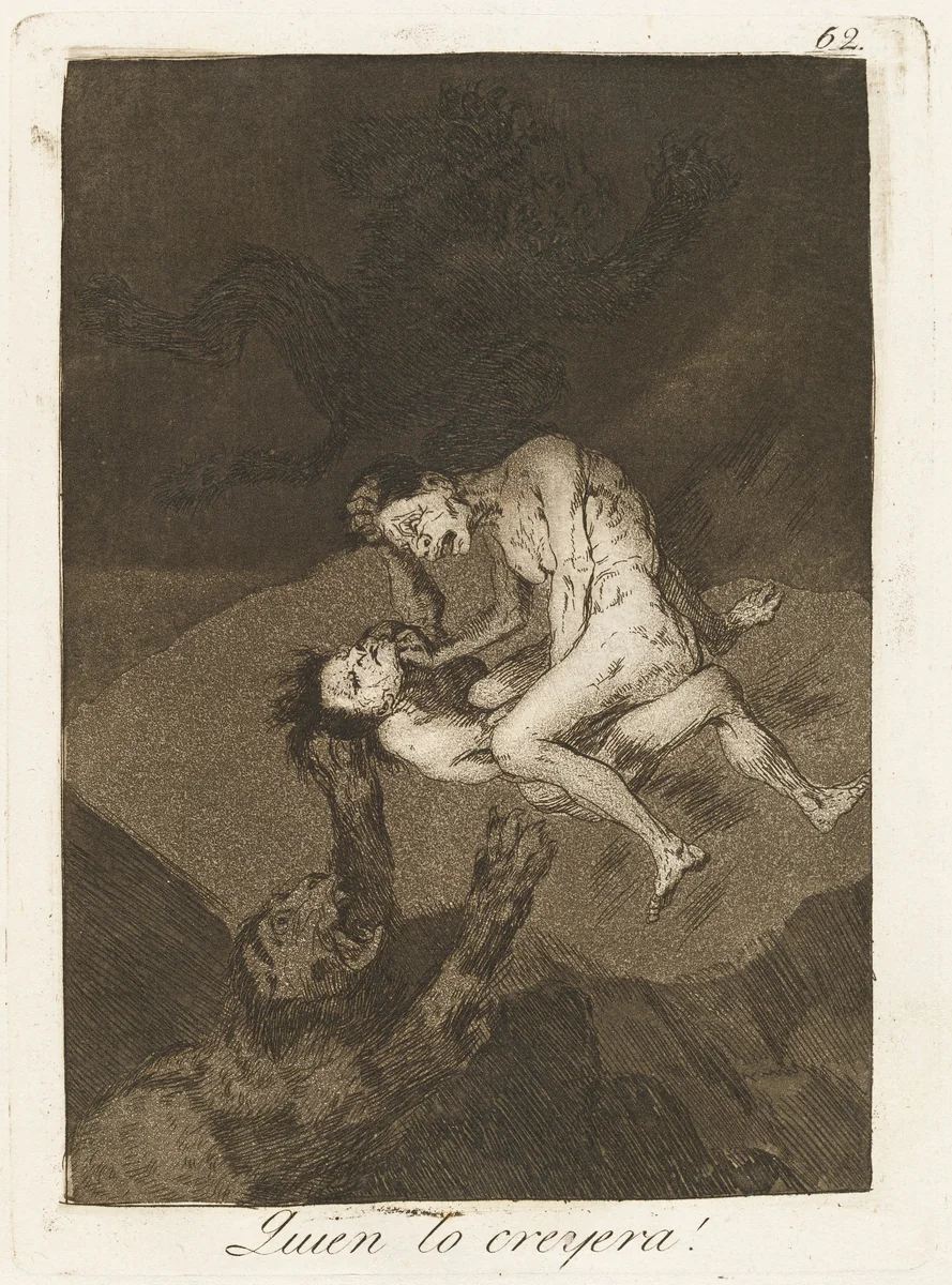 Quien lo creyera! (Who Would Have Thought It!) by Francisco Goya, print, 1799