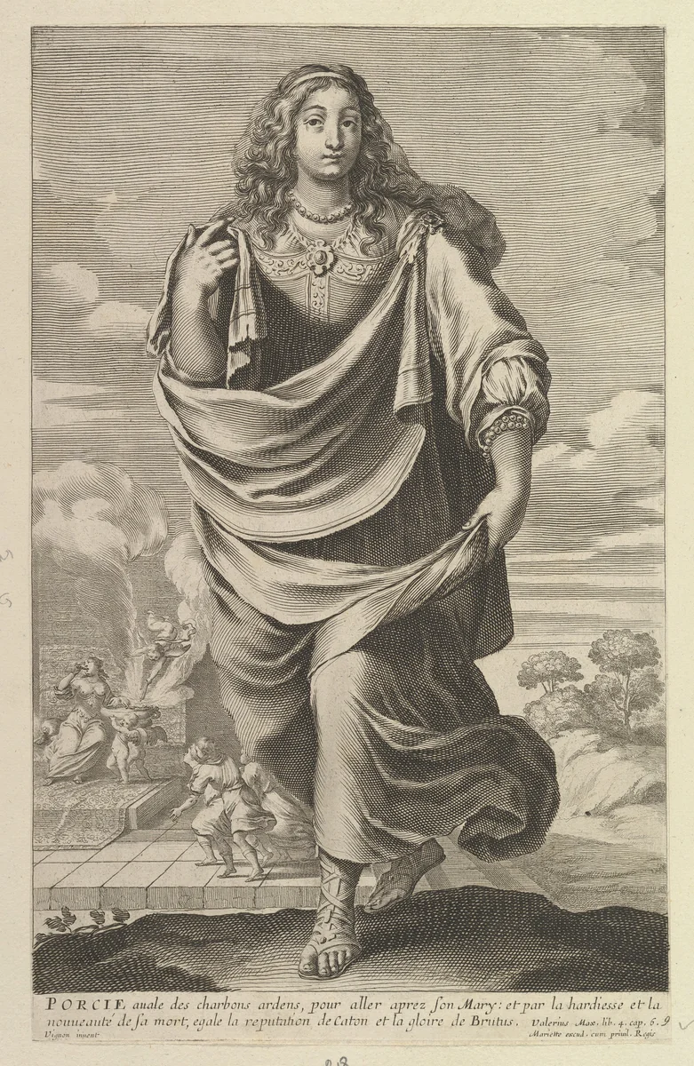 Porcie by Gilles Rousselet, print, 1647