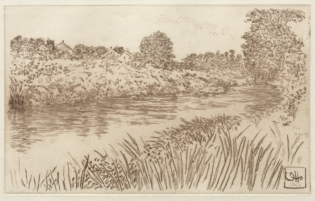 On the Bronx by Otto H. Bacher, print, 1906