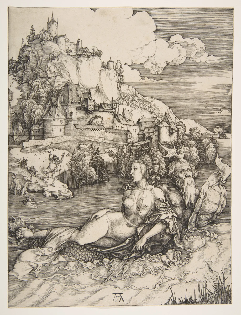 The Sea Monster by Albrecht Dürer, print, 1498