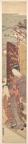 The Rustic Pavilion by Isoda Koryūsai, print, 1760-1780