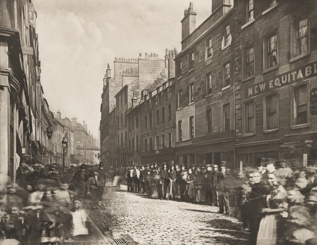 Saltmarket from Bridgegate by Thomas Annan, photograph, 1868