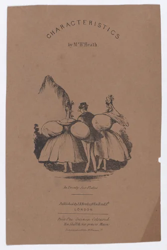 Characteristics in Twenty-Six Plates (cover) by Henry Heath, print, 1835-1845