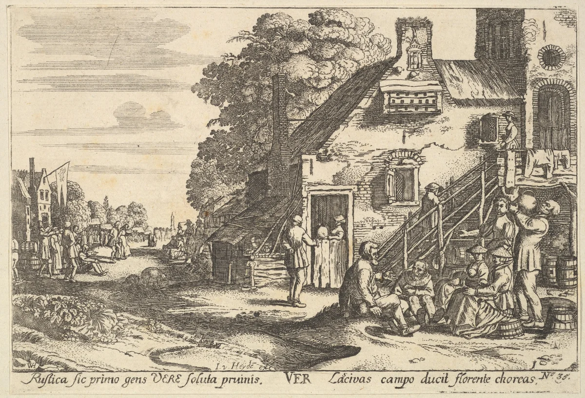 Ver (Spring) by Wenceslaus Hollar, print, 1629