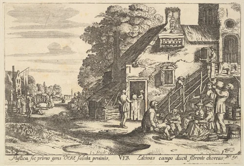 Ver (Spring) by Wenceslaus Hollar, print, 1629