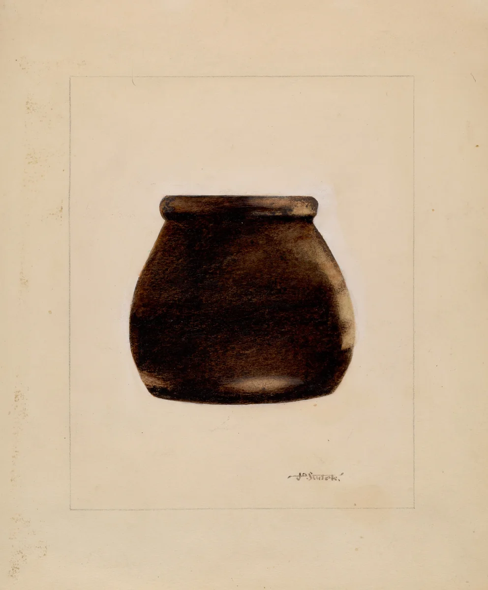 Preserving Crock by Joseph Sudek, index of american design, 1937