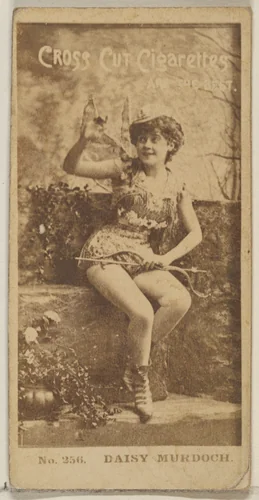 Card Number 256, Daisy Murdoch, from the Actors and Actresses series (N145-2) issued by Duke Sons & Co. to promote Cross Cut Cigarettes by W. Duke, Sons & Co., photograph, 1880-1889