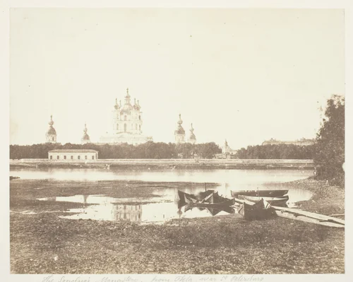 The Smolnoi Monastery by Roger Fenton, photograph, 1851-1852