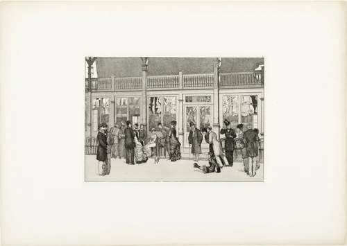 Place (Ort) (plate I) from A Glove, Opus VI (Ein Handschuh, Opus VI) by Max Klinger, print, 1881