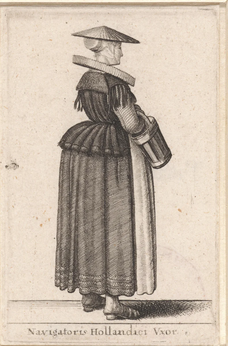 Navigatoris Hollandici Vxor by Wenceslaus Hollar, print, 1644