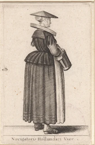 Navigatoris Hollandici Vxor by Wenceslaus Hollar, print, 1644