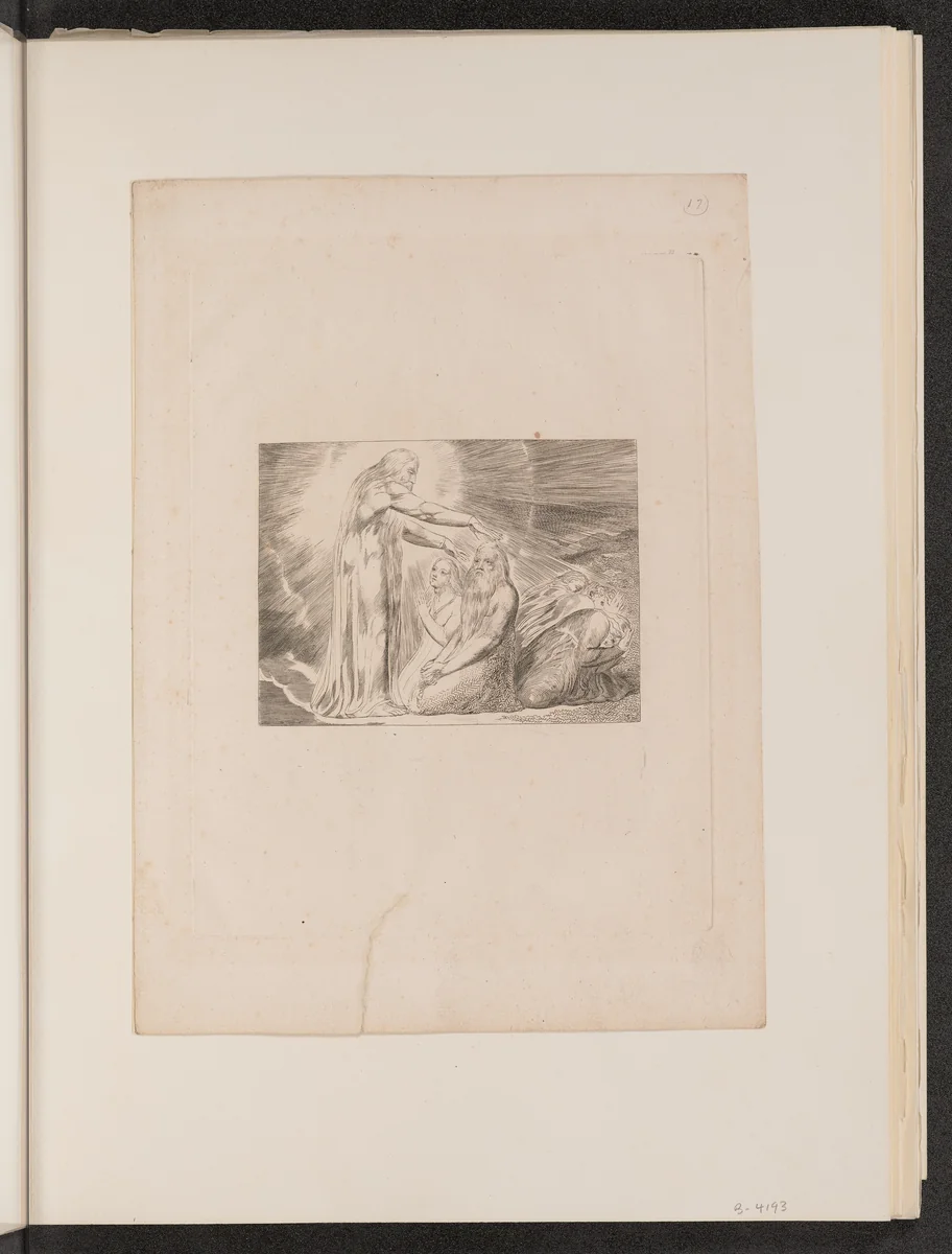 The Vision of Christ by William Blake, portfolio, 1825