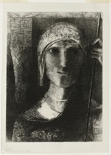 Parsifal by Odilon Redon, print, 1891