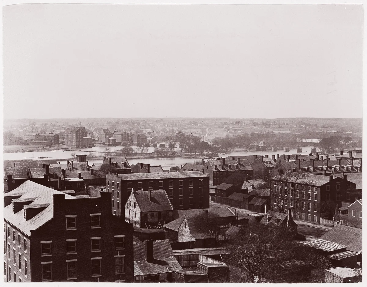 Richmond, Virginia. Looking toward Manchester by Alexander Gardner, photograph, 1861-1865