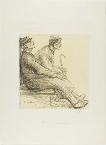 The Convalescents by Théophile Alexandre Steinlen, print, 1915