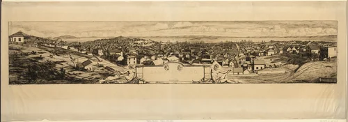 San Francisco by Charles Meryon, print, 1855-1856