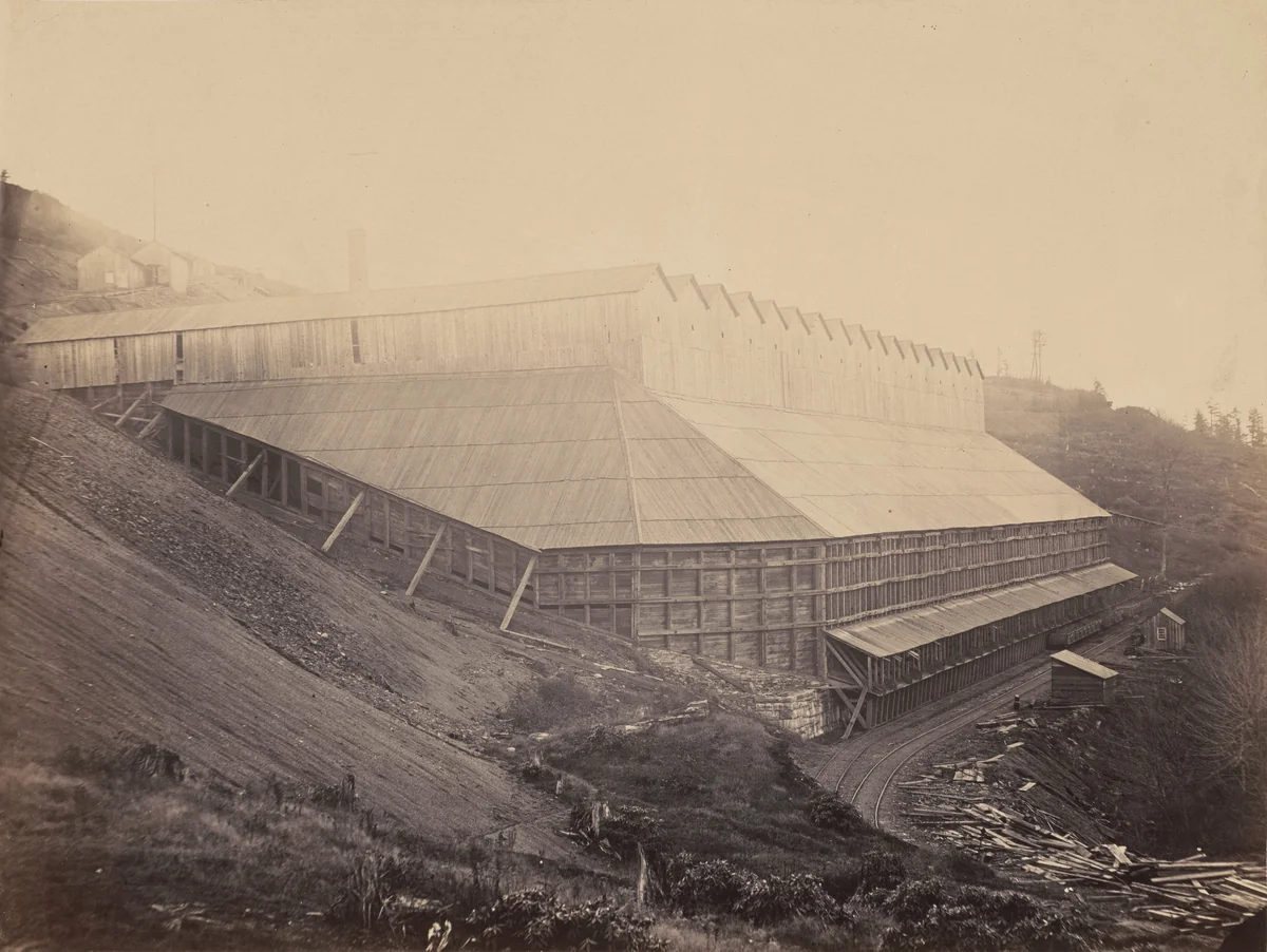 The Pockets, Honesdale, Del. & Hudson Canal Co. by Thomas H. Johnson, photograph, 1858-1868